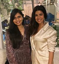 Jhanvi with Nimrat Kaur